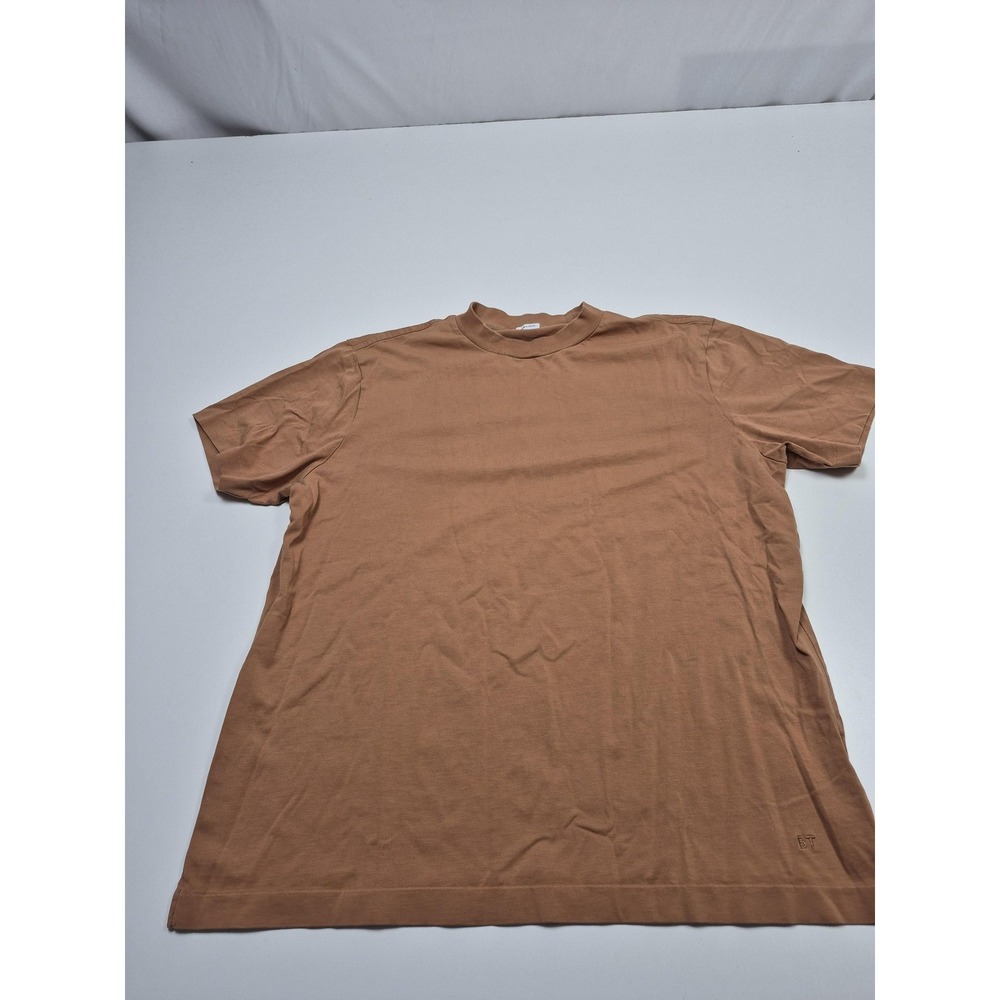 Son Of A Tailor Shirt Mens Large Brown Supima Cotton Crewneck Tee Soft Casual